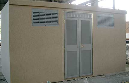 Cabine Elettriche prefabbricate di trasformazione | Cabina elettrica, impianti fotovoltaicidi tipo monolitica - fotovoltaica